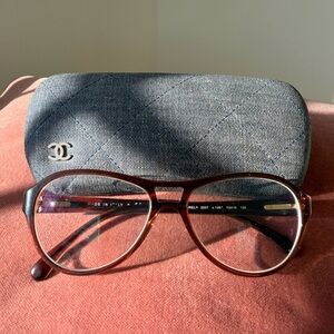 Rare Authentic CHANEL 3207 Eyeglasses in color 1260